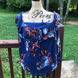 Belle sky blue blouse